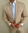 Sand Brown | Light Brown Linen Pants